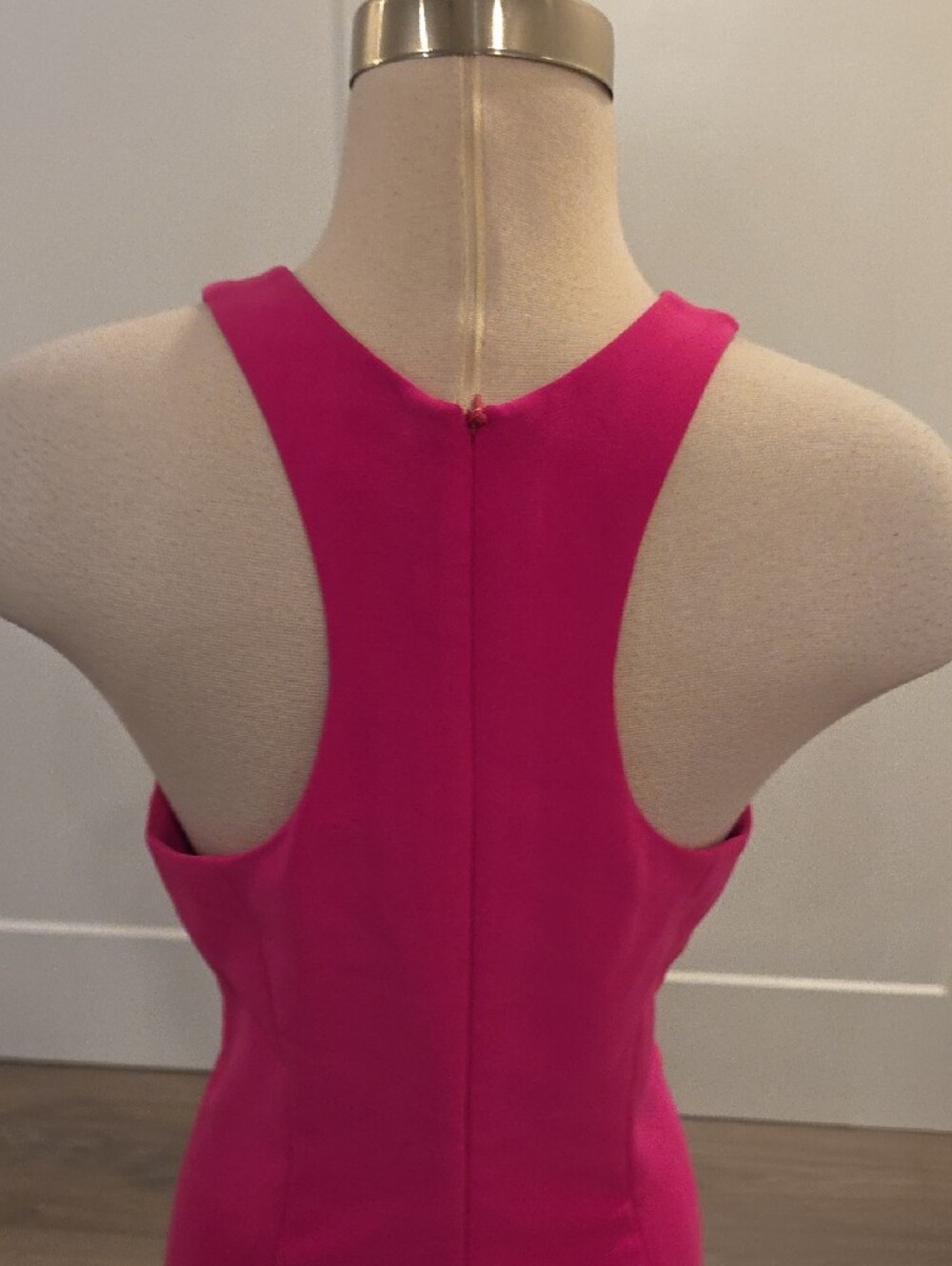 Amanda Uprichard colada Hot Pink Racerback dress. Size M new with tags - Picture 6 of 11